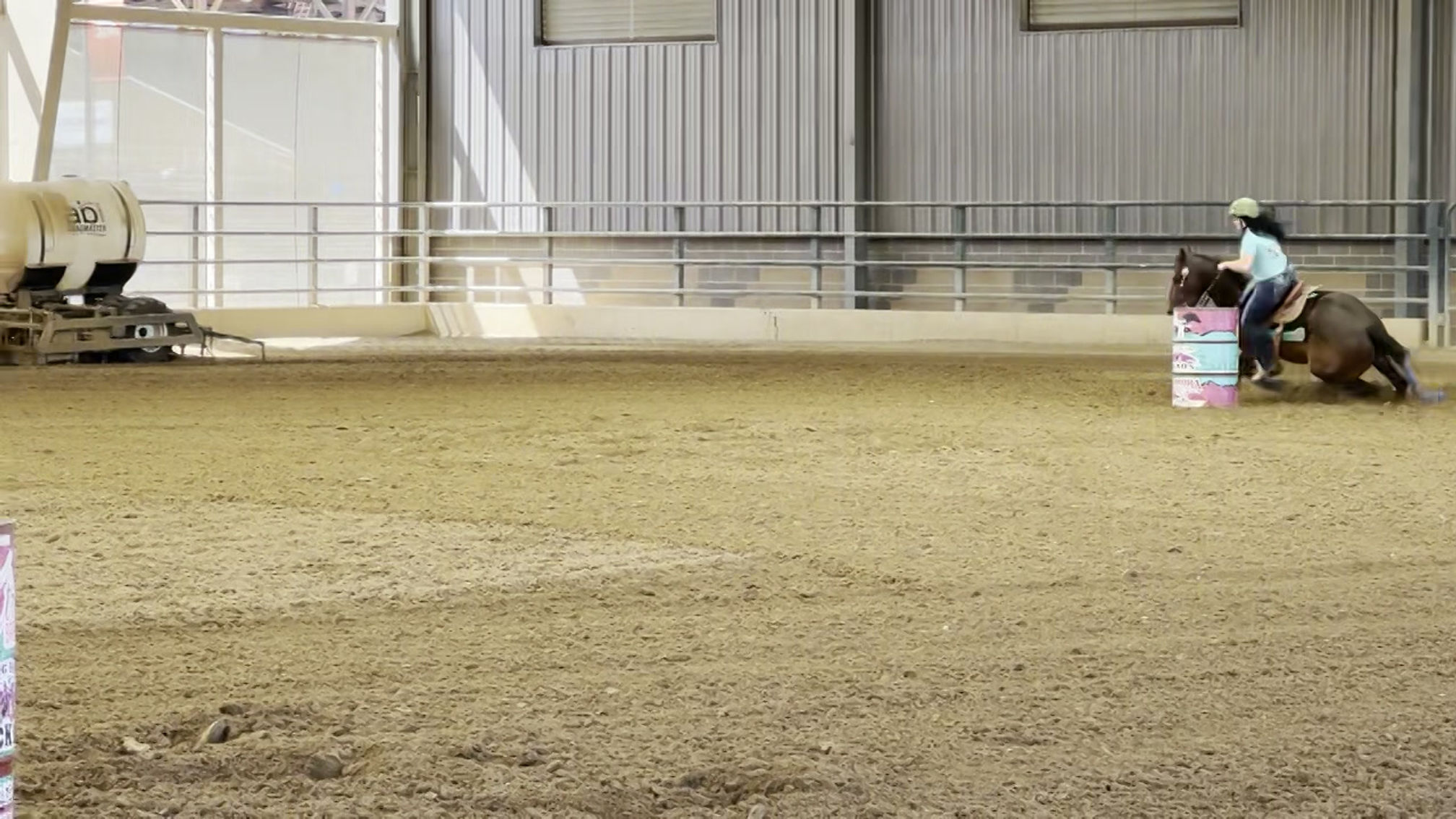 Rachel & Buddy - CWBRA Barrel Race Win